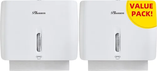 Miniatura 10 de Dispensador de toallas de papel de montaje en pared comercial con cerradura de llave, dispensador compacto de toallas de papel multipliegue