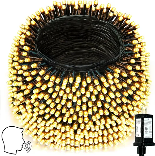 Miniatura 16 de 2025 Nuevas Luces de Navidad Conectables con Control de Voz para Interiores/Exteriores, 200 LED 23.1 mt Extensibles, Cadena de Luces de Navidad