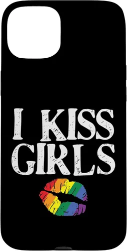 Miniatura 8 de iPhone 11 I Kiss Girls Rainbow Lips Gay Lesbian Pride Flag LGBT estuche de regalo