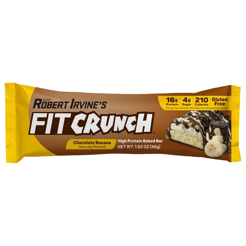 Miniatura 3 de FITCRUNCH - Barras de proteínas para aperitivo de tamaño snack, barra horneada de 6 capas, 4 g de azúcar, sin gluten y centro suave de pastel