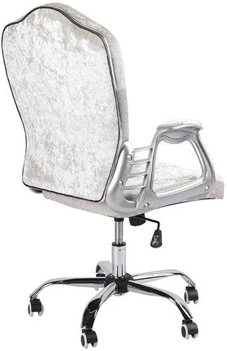Miniatura 3 de Silla de computadora con silla giratoria ajustable de terciopelo, silla de computadora, silla giratoria de oficina de estudio, silla giratoria
