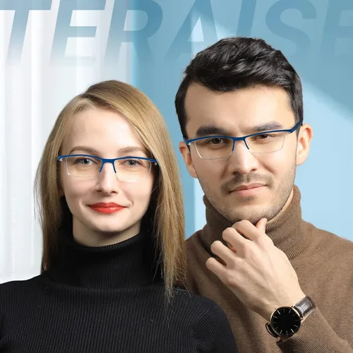 Miniatura 5 de TERAISE Gafas de Lectura Anti-luz Azul de Moda para Hombres y Mujeres Lector de Computadora
