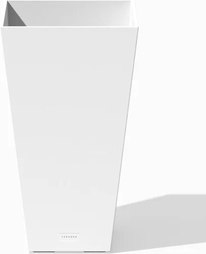 Miniatura 31 de Veradek V-Resin - Macetero cónico para interiores y exteriores, paquete de 2 (26 pulgadas, gris)