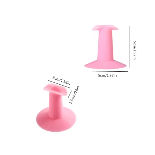 Miniatura 2 de Soporte de plástico para dedos, soporte profesional para arte de uñas, para salón de pintura, soporte práctico de accesorios de diseño