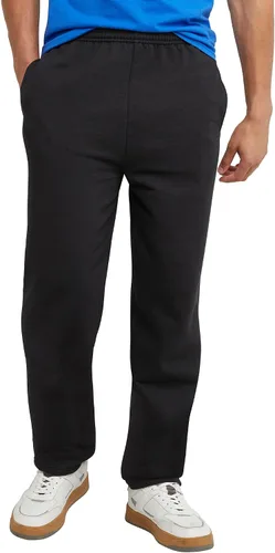 Hanes EcoSmart Pantalones deportivos para hombre, de vellón, pantalones deportivos con parte inferior abierta, 30.5 pulgadas