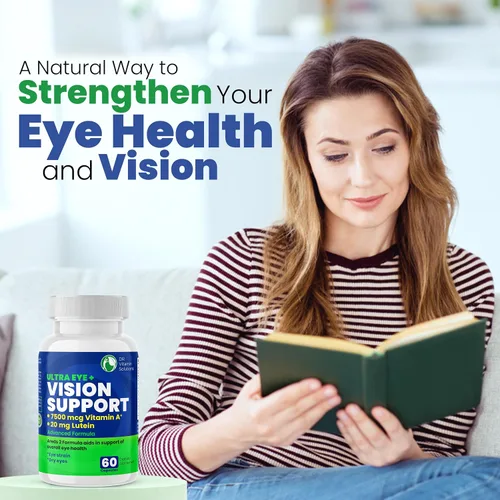 Miniatura 5 de AREDS 2 Vitaminas oculares con luteína y zeaxantina para la salud macular, suplemento de salud de visión de arándano, 20 mg de luteína, zinc