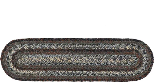 Miniatura 6 de Colección trenzada prémium Night Shadow Estilo primitivo, rústico, campestre Yute/algodón 30 días sin riesgo Alfombra