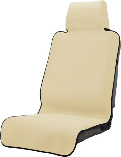 Miniatura 12 de Funda de asiento impermeable, protector de asiento de automóvil mejorado contra el sudor, perfecto para asiento universal antideslizante de Negro