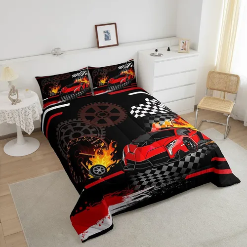 Miniatura 50 de Feelyou Juego de edredón de baloncesto para niñas y niños, juego de ropa de cama con juegos de pelota, decoración de habitación, regalo para amantes