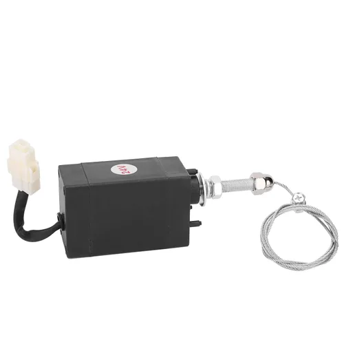 Miniatura 5 de Solenoid Valve, Disel Engine Solenoid Valve Plastic Normally Open Stop Controller DC24V Shut Off Stop, Automotive Starter Solenoids