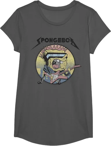 Miniatura 25 de SpongeBob SquarePants Camiseta de manga corta Heavy Metal Rock