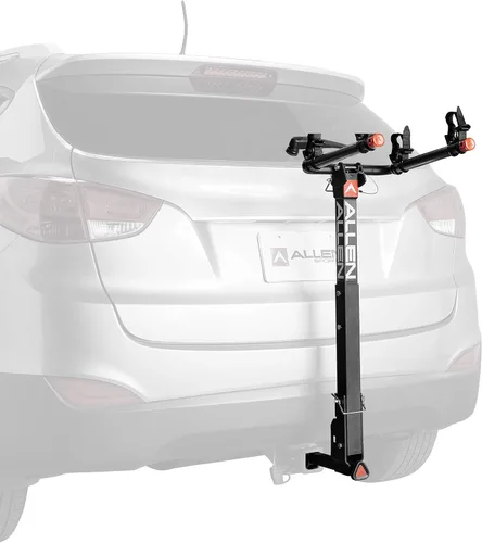 Miniatura 10 de Allen Sports Deluxe - Soporte de enganche para 2 bicicletas, modelo ZN520, color negro