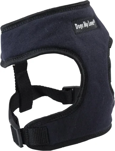 Miniatura 3 de Dogs My Love Arnés de chaleco suave para perros y cachorros, 6 tamaños azul (XS (cuello máx.: 9 pulgadas; contorno del pecho: 10 a 15 pulgadas)