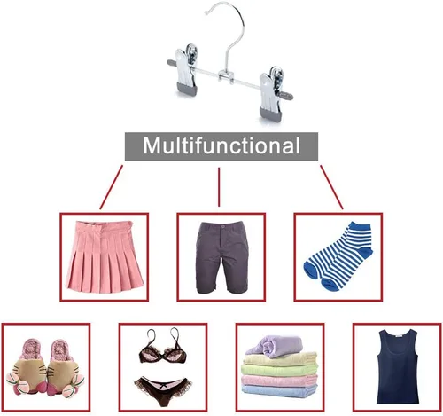 Miniatura 4 de Paquete de 20 ganchos para botas para colgar en el armario, ganchos para sombreros, pantalones, toallas, calcetines, bolsos, bolsos, ropa