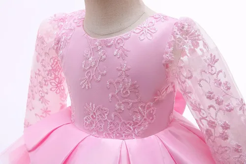 Miniatura 2 de Todder - Vestido de encaje para bebé, para fiesta de cumpleaños, bautizo