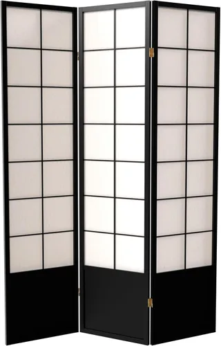 Miniatura 14 de Red Lantern Pantalla Zen Shoji de 5.9 ft de altura - Miel - 3 paneles