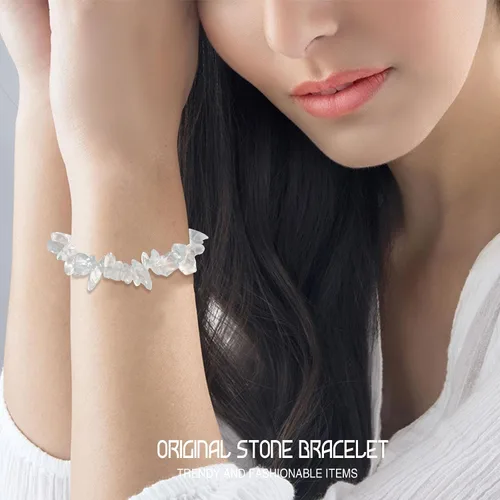 Miniatura 13 de Natural Gemstone Bracelets, Natural Crystal Chip Bead Bracelet, Natural Gemstone Chakra Crystal Healing Stretch Bracelets, Jewelry Accessories