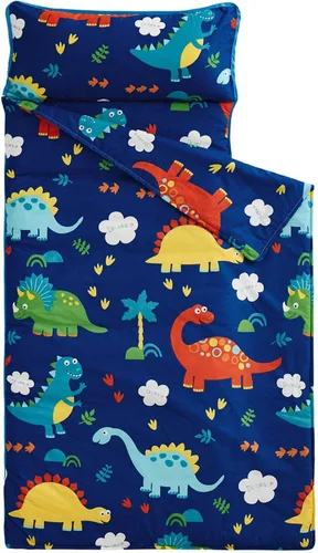 Miniatura 7 de Wake In Cloud - Tapete para siesta para niños pequeños con almohada y manta, tela 100% algodón, para niños de 3 años más en guardería, jardín