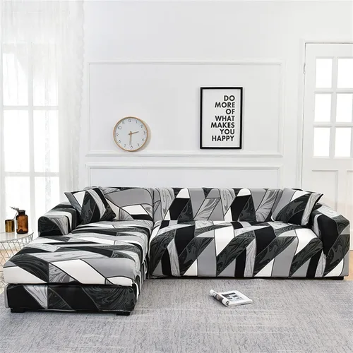 Miniatura 6 de MIPOPS Fundas de sofá 100% impermeables para sofás modulares en forma de L de 1, 2, 3, 4 plazas, funda elástica para sala de estar, protector de H
