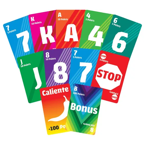 Miniatura 4 de Winning Moves Canasta Caliente Juego de cartas, el clásico juego de cartas latino, para 2-6 jugadores, a partir de 8 años Latin Styled Rummy Card