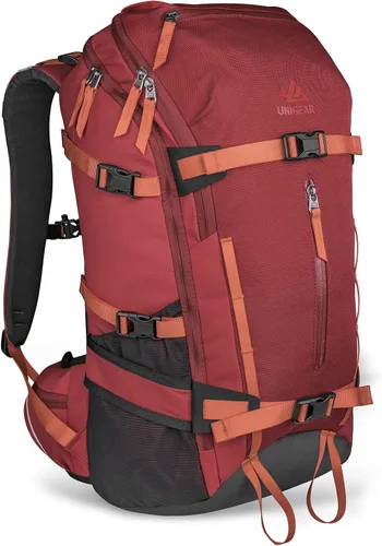 Miniatura 8 de Unigear Mochila de hidratación de esquí, bolsa de viaje de snowboard de 30 l, mochila resistente al agua de poliéster 900D para esquí, senderismo