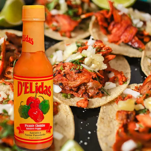 Miniatura 6 de D'ELidas Salsa picante habanero, salsa picante de pimienta habanero natural, salsa chombo picante #1 en Panamá, sin OMG, salsa habanero apta