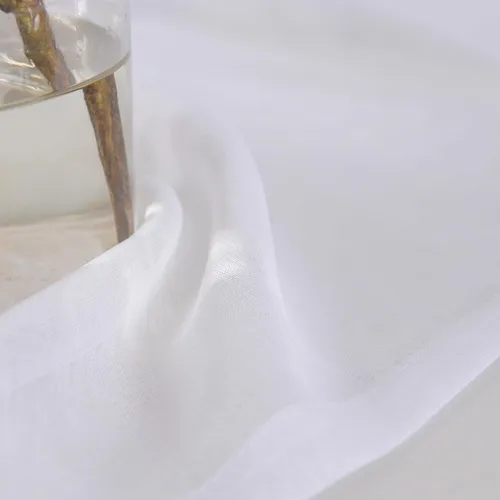 Miniatura 3 de Cortinas para ventana cortinas blancas traslúcidas de 90 pulgadas de largo, 2 paneles de cortinas de tul, paneles de ventana para cortinas de Blanco