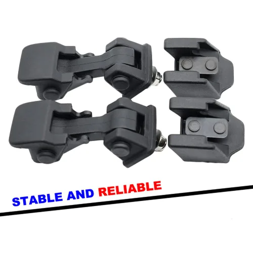 Miniatura 2 de Juego de 2 pestillos de capó para Jeep TJ (2) pestillos de bloqueo del capó del lado izquierdo y derecho para Jeep Wrangler TJ 1997-2006 Kit
