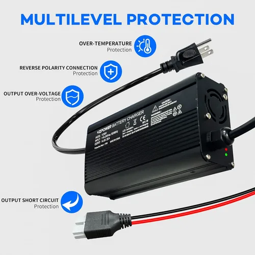 Miniatura 2 de Cargador de batería Lifepo4 de 14.6 V 20 A para baterías de fosfato de hierro y litio de 12.8 V 12 V, cargador de batería AC-DC, cargador de batería