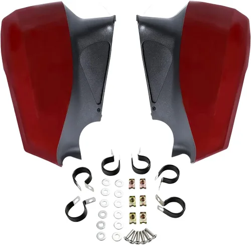 TCT-MOTORPARTS Carenados Inferiores Rojos Duros Ensamblaje Interno Compatible con Indian Springfield 2016-2025 Chieftain Limited Classic Elite Dark