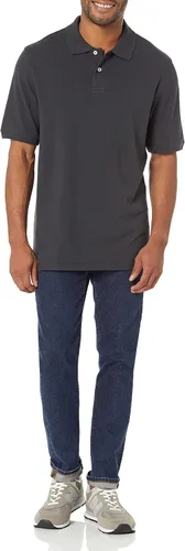Miniatura 4 de Tienda Essentials Polo de piqué de algodón de corte regular para hombre (disponible en tallas grandes y altas)