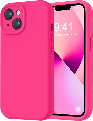 Miniatura 383 de LOVE 3000 Compatible con Funda para iPhone 15, [Cámara de Cobertura Completa de Silicona Suave] [Protección contra Caídas de 8 pies], Forro de Negro