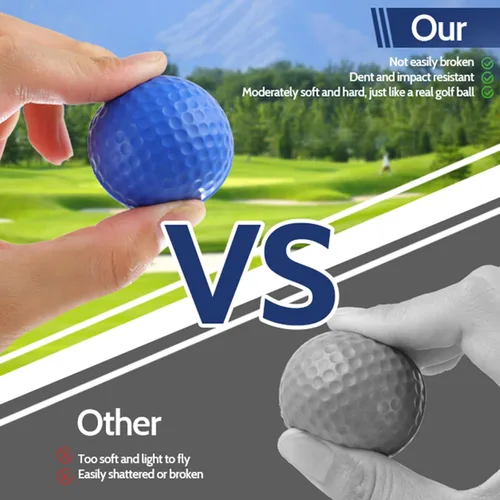 Miniatura 3 de Guirnd 20 Pack Foam Golf Balls, 41mm Practice Golf Balls, Realistic Feel and Long Lasting Limited Fligh Practice Golf Balls for Backyard, Soft Golf
