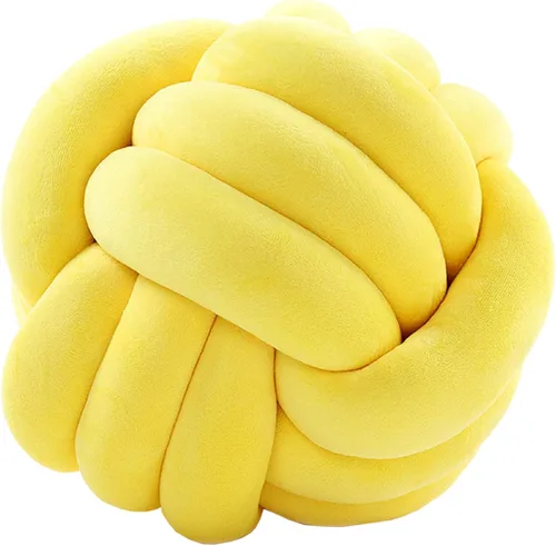Miniatura 27 de Cyprinus Carpio Almohada de nudo de bola para el hogar (gris oscuro, 10.6 pulgadas), 1 unidad (paquete de 1)