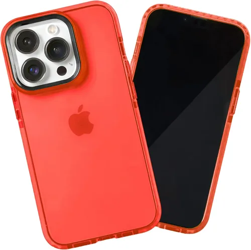 Miniatura 13 de SteepLab Funda de barrera para iPhone 13, protección de 360 grados que absorbe impactos con bisel elevado y colores llamativos (cielo azul brillante)