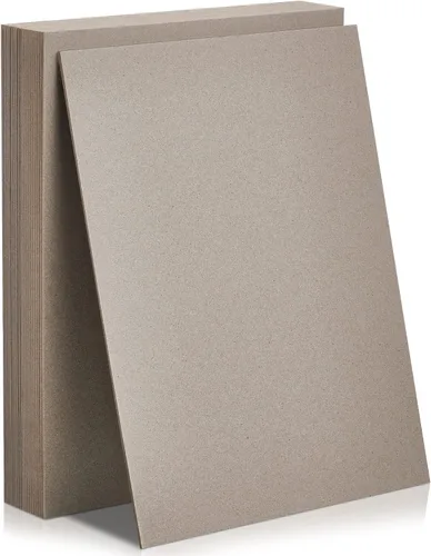 20 Piezas Tablero para Libros, Tablero de Encuadernadores Cartón Prensado Tablero para Libros de Diseño Kraft Hojas de Cartón Prensado de Servicio