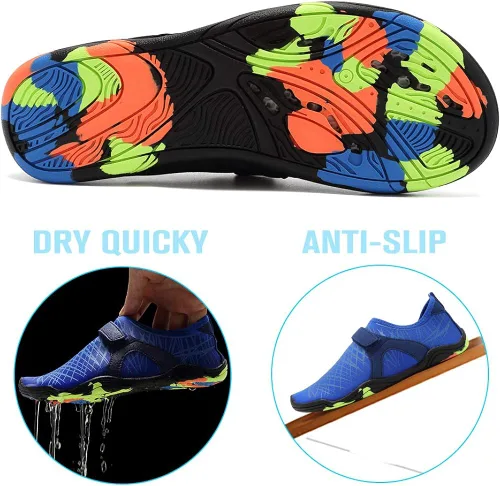 Miniatura 3 de Zapatos acuáticos para niños y niñas, suela ligera y cómoda, fácil de caminar, calzado acuático y deportivo antideslizante