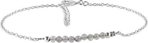 Miniatura 8 de YANARA Pulsera de tobillo para mujer, piedra de nacimiento natural, cuentas de piedras preciosas, tobillera delicada hecha a mano de 9 pulgadas +