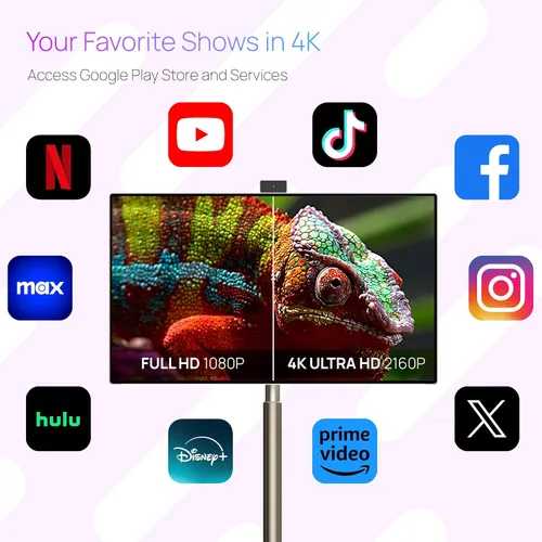 Miniatura 3 de OneScreen Wandr - Monitor de TV inteligente portátil de 32 pulgadas con pantalla táctil LED 4K, sistema operativo Android 13, batería incorporada