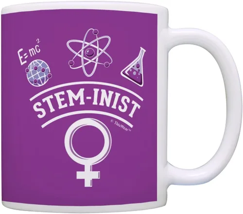Mujeres en la ciencia STEMinist Feminist Ciencia Mujer Mujer Profesora de Ciencias Regalos Mujer Ingeniera Regalo Taza de Café Taza de Té