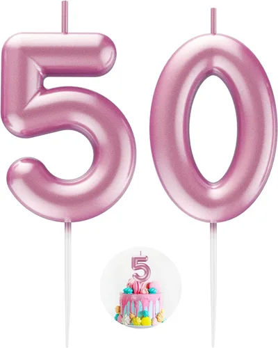 Miniatura 177 de Velas número 2 arcoíris con número 3D de feliz cumpleaños para decoración de fiesta de pastel de cumpleaños, suministros de celebración