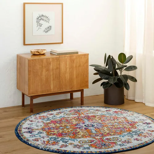 Miniatura 36 de Artistic Weavers Romaine - Alfombra vintage con medallón, 2 pies x 3 pies, celeste Azul cielo