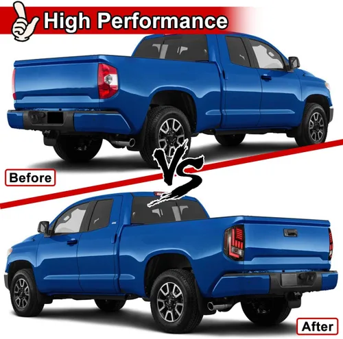 Miniatura 2 de Nixon Offroad Luces traseras para Toyota Tundra 2014 2015 2016 2017 2018 2019 2020 2021 Luces traseras LED Luces traseras Conjunto de luces traseras