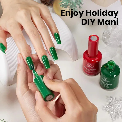 Miniatura 151 de Beetles - Esmalte de uñas de gel rosa claro, 0.5 fl oz, color rosa bebé, esmalte de gel que se absorbe con luz UV LED, arte de uñas de verano, salón