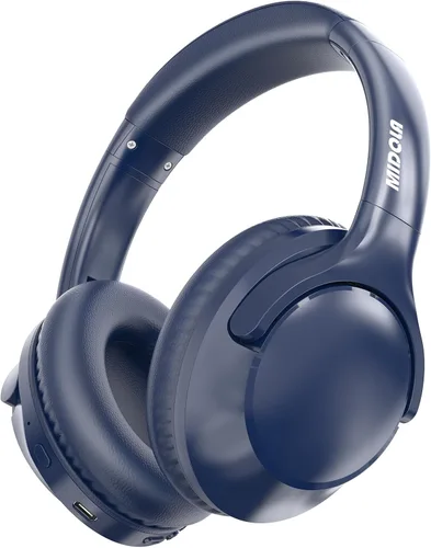 Miniatura 14 de MIDOLA Auriculares Bluetooth Over Ear 68H Tiempo de Reproducción 6 EQ Auriculares Inalámbricos con Micrófono HiFi Estéreo Plegables Ligeros Graves