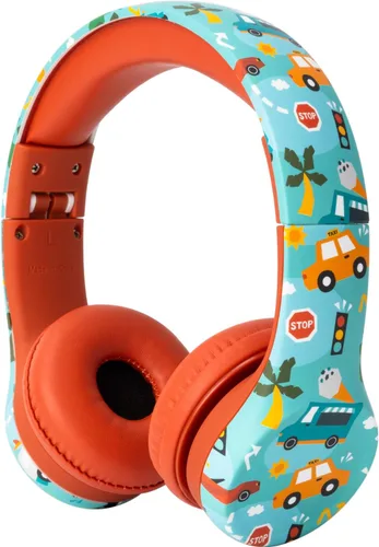 Snug Play+ - Audífonos para niños, con volumen limitado a 93dB para una escucha segura, plegables y duraderos para niños pequeños, niños y niñas,