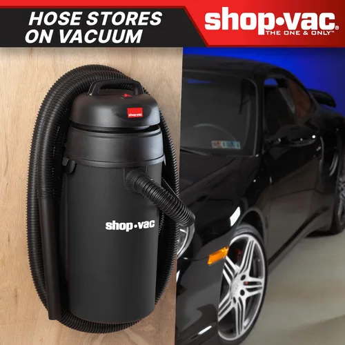 Miniatura 6 de Shop-Vac 9522205 Aspiradora para polvo y agua de 5 galones, 5.5 HP Máximo, diámetro de 1.25 pulgadas x manguera de 18 pies, cable de 6 pies, montaje