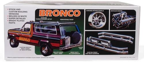 Miniatura 9 de MPC 1980 Ford Bronco 1:25 Kit de modelo a escala 1:25