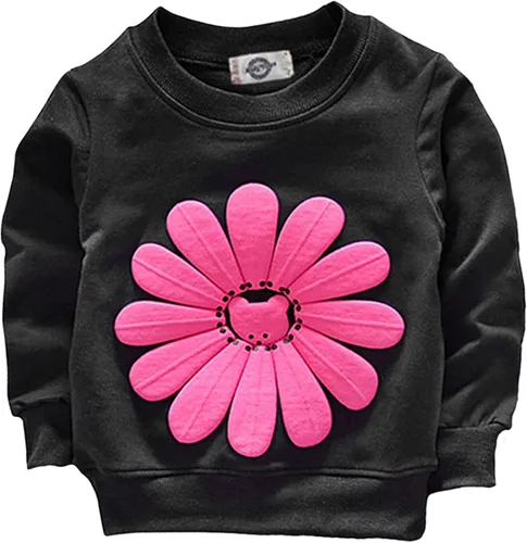 Miniatura 17 de Conjunto de ropa de girasol para niñas pequeñas, camiseta de manga larga y pantalones, 2 piezas, ropa de otoño