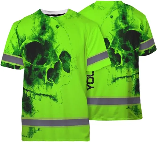 Miniatura 18 de Maddly Colección de ropa de trabajo de alta visibilidad con bandera de EE. UU. personalizada con nombre para trabajadores, corredores, camioneros